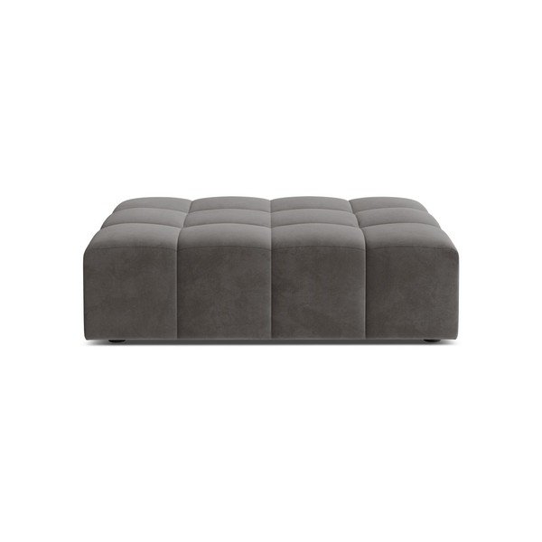 Sivi baršunast tabure Chicago – Cosmopolitan Design