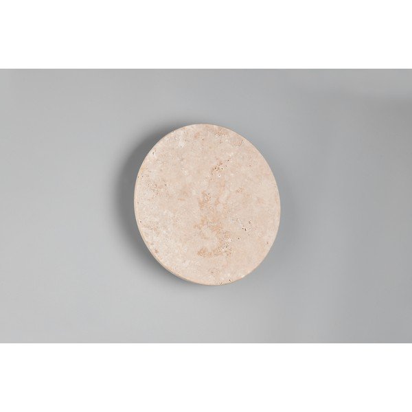 Mat bijela LED zidna lampa od kamenine s mogućnosti zatamnjivanja Bobbin – Trio Select-image-3