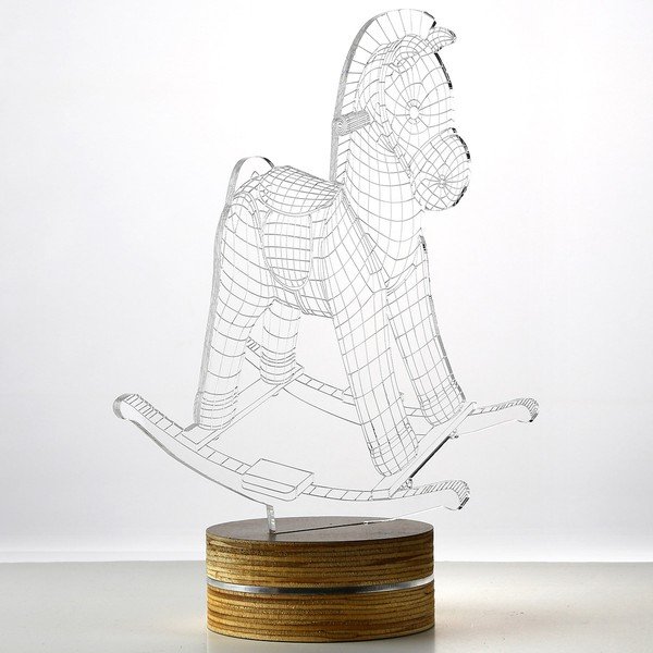 3D stolna lampa Horse-image-1