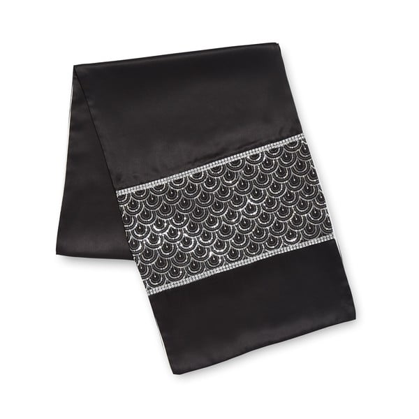 Nadstolnjak od mikrosatena 33x180 cm Deco Sequin – Catherine Lansfield-image-2