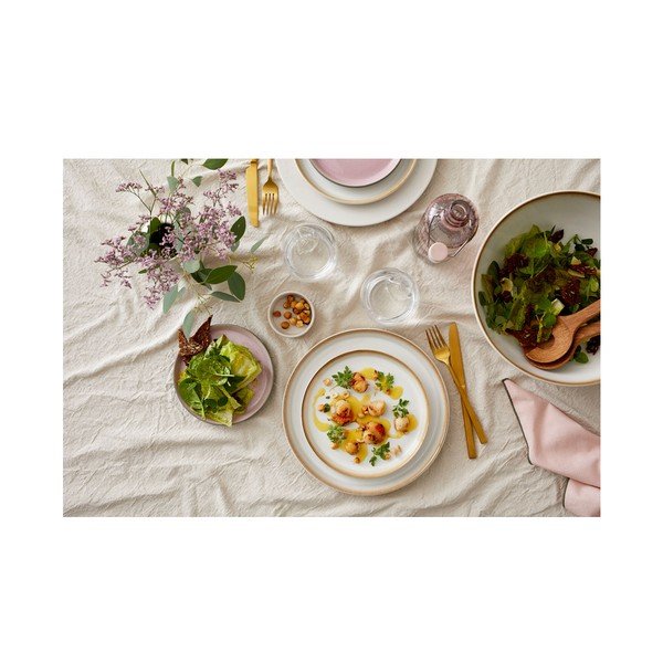 Ružičasti/sivi desertni tanjur od kamenine ø 17 cm Gastro Grey/Light Pink – Bitz-image-4