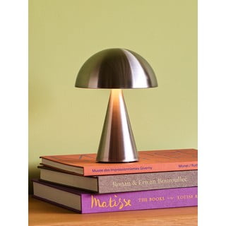 Tamno siva LED stolna lampa s mogućnosti zatamnjivanja (visina 20 cm) Mush – Hübsch