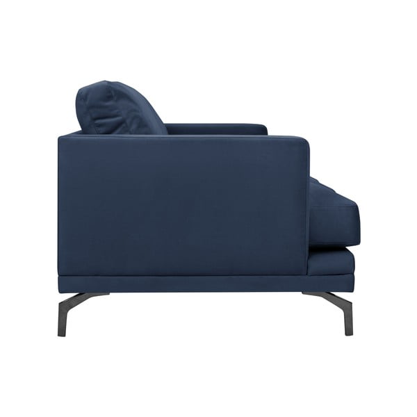 Tamnoplava sofa s bazom u crnoj boji Windsor &amp; Co Sofas Jupiter-image-2