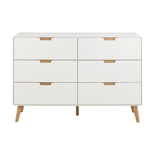 Bijela komoda 135x90x40 cm Lowell – Actona