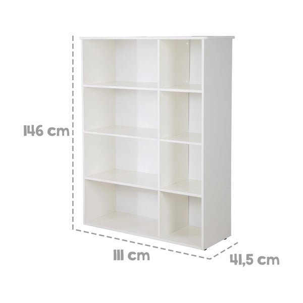 Bijela dječja biblioteka 111x146 cm Sylt – Roba-image-3