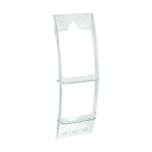 Prozirni držač za kupaonicu iDesign, 23 x 73 cm