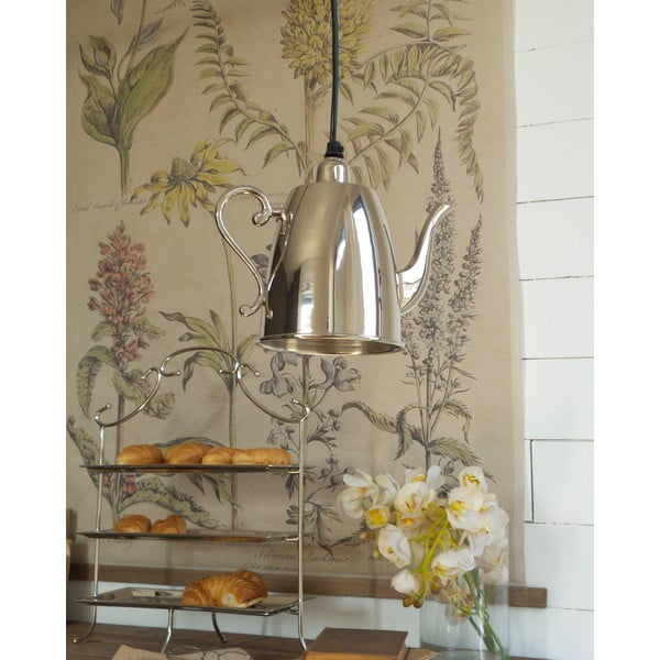 Stropna svjetiljka u obliku čajnika Orchidea Milano Kettle Plata, 22 cm