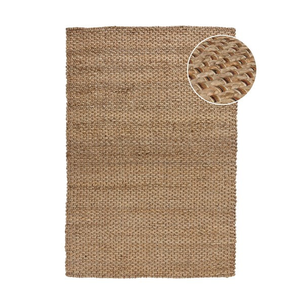 Tepih od jute u prirodnoj boji 160x230 cm Sol - Flair Rugs
