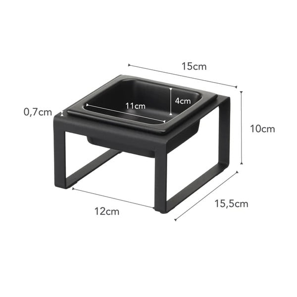 Keramička posuda za kućne ljubimce sa stalkom Tower - YAMAZAKI-image-4