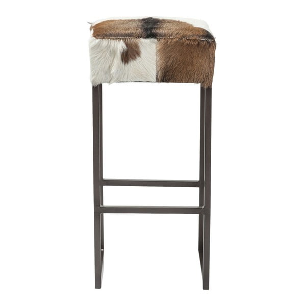 Barska stolica s navlakom od prave kozje kože Kare Design Country