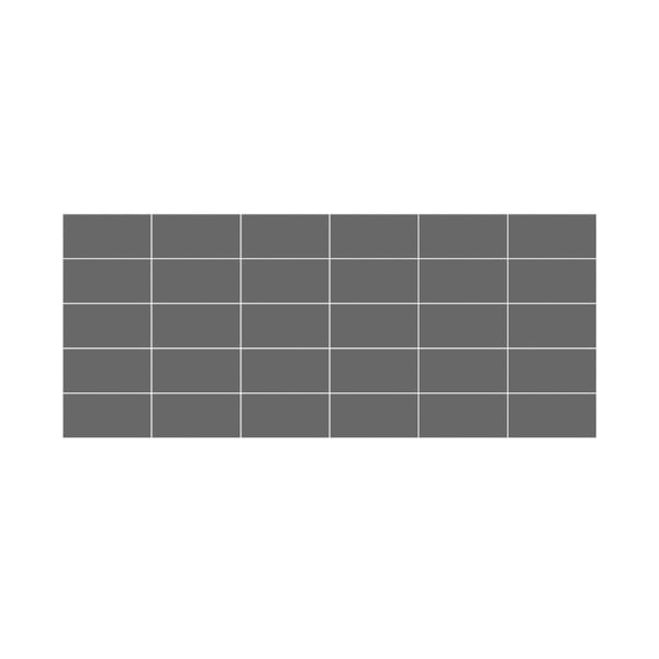 Set naljepnica za pločice 30 kom 20x10 cm Subway Tiles Grey - Ambiance-image-2
