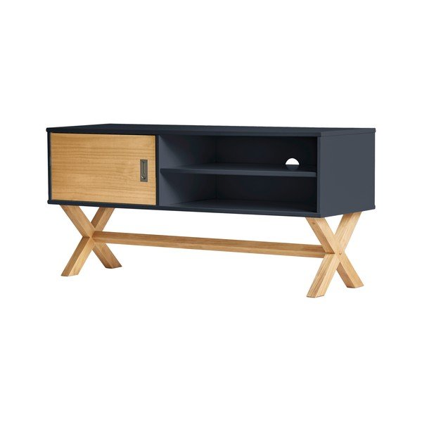 Antracit sivi TV stol Marckeric Leidi, 110 x 52 cm-image-4