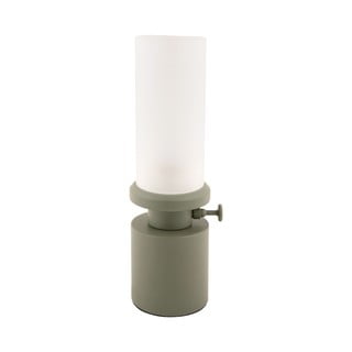 Kaki zelena LED stolna lampa s mogućnosti zatamnjivanja s metalnim sjenilom/sa staklenim sjenilom (visina 29,5 cm) Camp – Leitmotiv
