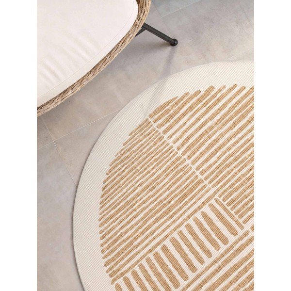 Krem/u prirodnoj boji okrugao unutarnji i vanjski tepih ø 160 cm Haringey Bounds – Ted Baker-image-3