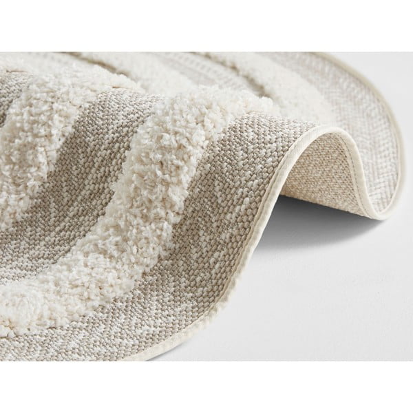 Krem tepih Mint Rugs Handira Circle, ⌀ 160 cm-image-2