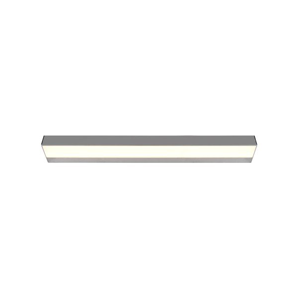 LED zidna svjetiljka u sjajnoj srebrnoj boji (duljina 60 cm) Rocco - Trio-image-2
