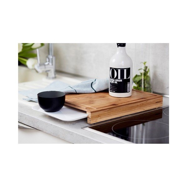 Daska za rezanje od bambusa s ladicom Wenkoo Bruno-image-4