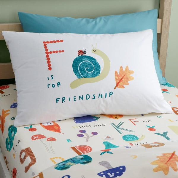 Dječja posteljina za krevet za jednu osobu 140x200 cm Woodland Alphabet – RHS-image-3