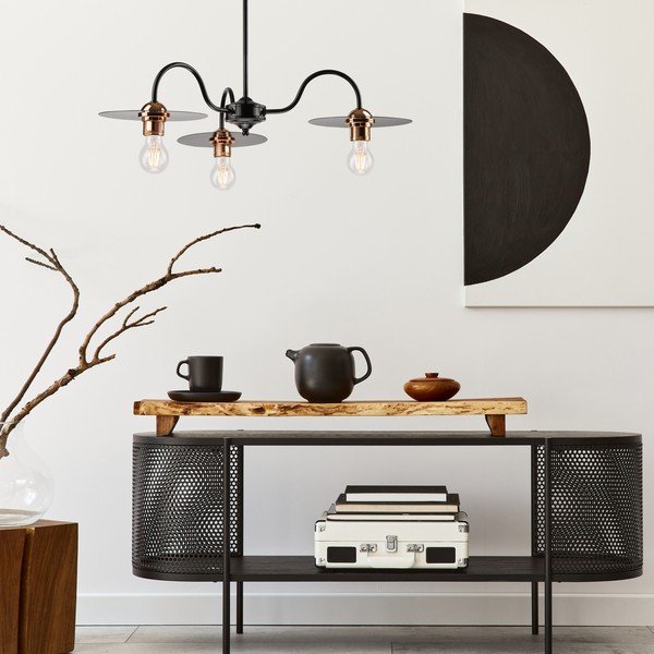 Crna viseća lampa - LAMKUR-image-1