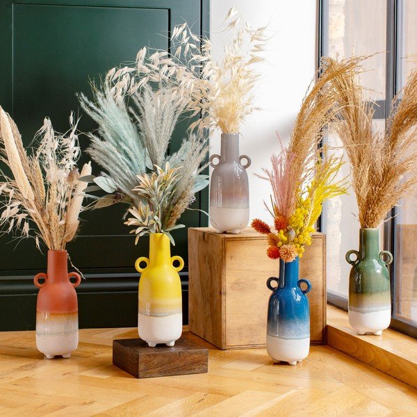 Zelena vaza Sass & Belle Bohemian Home Mojave, visina 23 cm-image-1