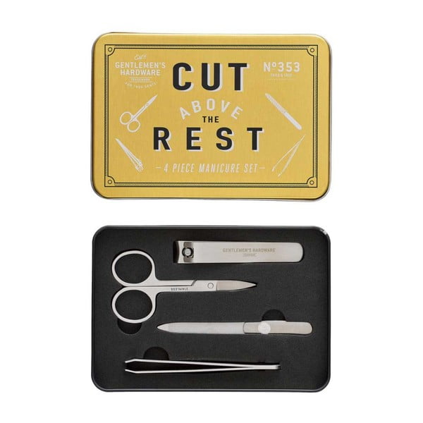 Putnički set za manikuru u limenoj kutiji Gentlemen´s Harware-image-2