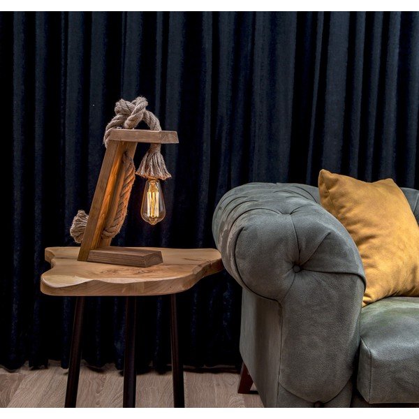 Stolna lampa u prirodnoj boji (visina 10 cm) – Opviq lights-image-1