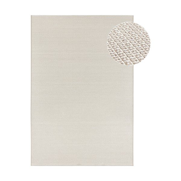 Krem bež tepih pogodan i za vanjski prostor Elle Decor Secret Millau, 140 x 200 cm