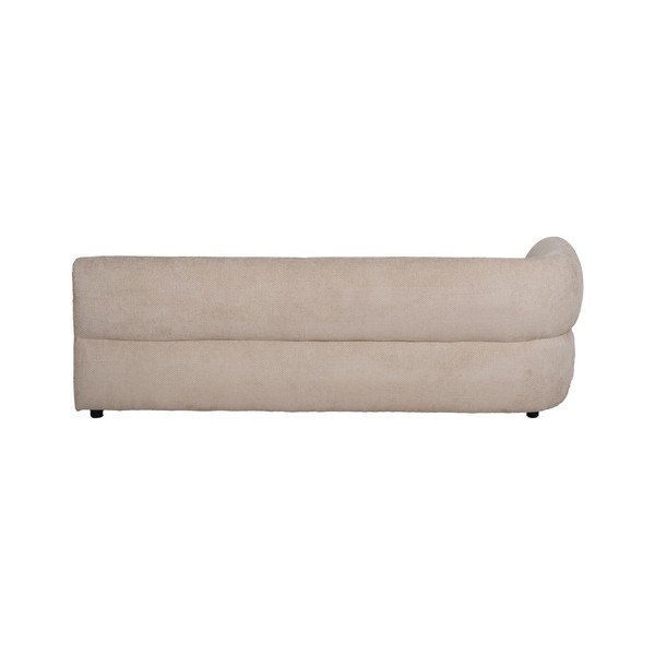 Bež sofa od šenila s lijevim kutom 199 cm Minimal – Ixia-image-3