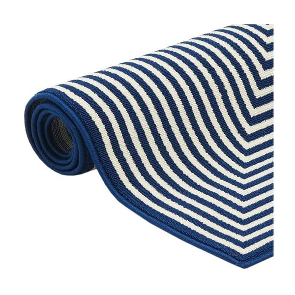 Tamnoplavi vanjski tepih Floorita Braid, 160 x 230 cm-image-2