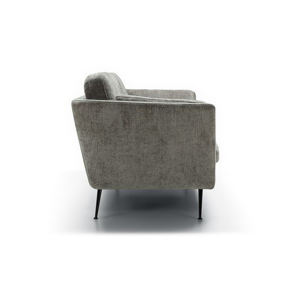 Siva baršunasta sofa 220 cm Mynta – Sits-image-3