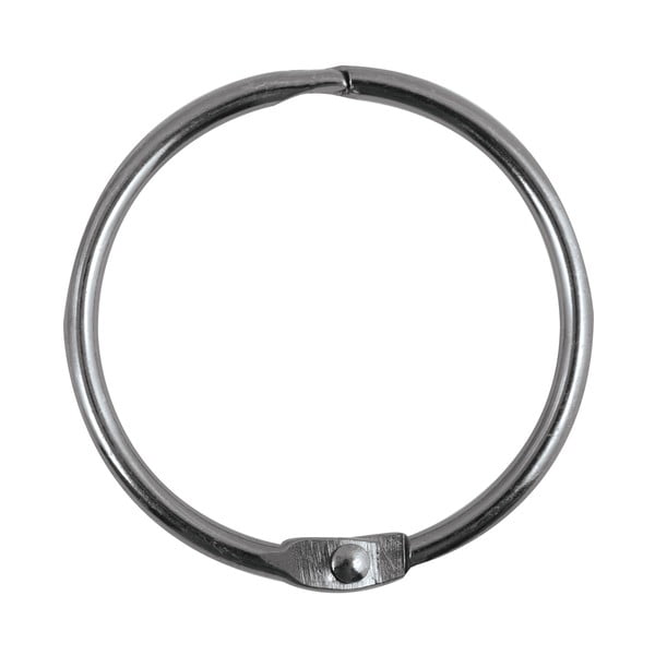 Mat crni prstenovi za zavjese za tuš u setu 12 kom Ringo Small – Spirella-image-2