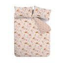 Narančasta/bež posteljina za bračni krevet 200x200 cm Woodland Fox – Catherine Lansfield