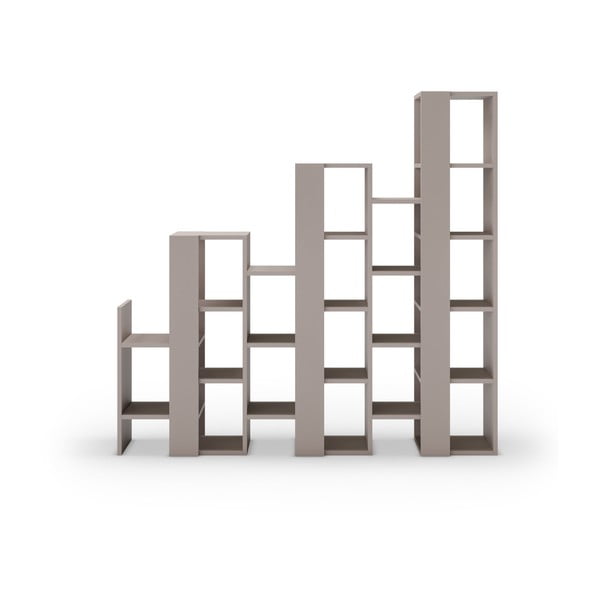 Sivi/bež regal 158x151 cm Anissa – Marckeric