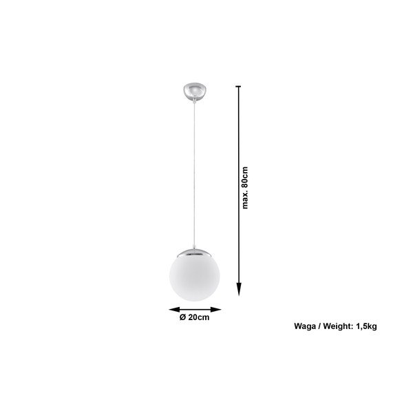 Bijela stropna lampa Sollux Bianco 20-image-2