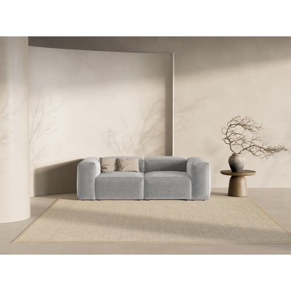 Svijetlo siva sofa 224 cm Bergamo – Cosmopolitan Design-image-1