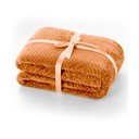 Tamnonarančasta deka od mikrovlakana DecoKing Henry, 220 x 240 cm