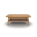 Stolić za kavu od punog hrasta u prirodnoj boji 70x110 cm Twig – The Beds