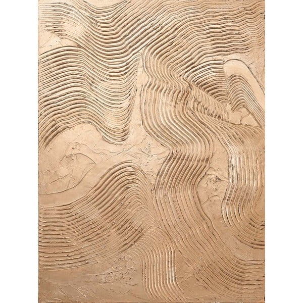 Ručno oslikana slika 88x118 cm Metallic Brown – Malerifabrikken