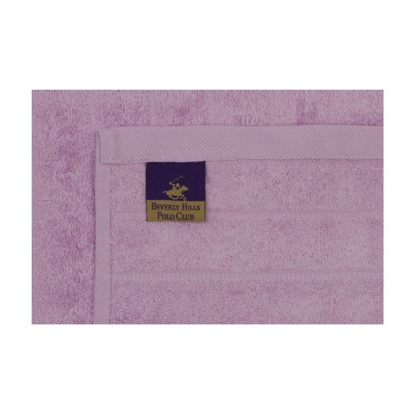 Set od 3 ljubičasta pamučna ručnika, 90 x 50 cm-image-3