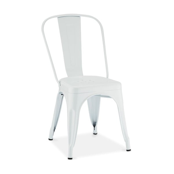 Bijele metalne blagovaonske stolice u setu 2 kom Korona – Furnhouse
