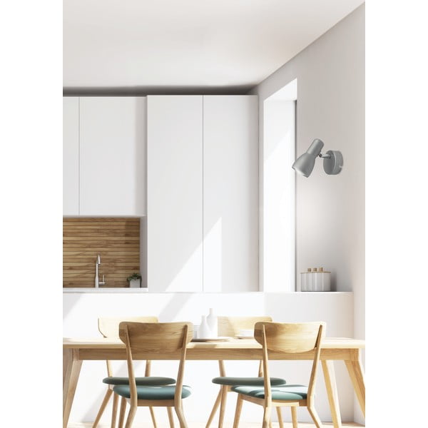 Zidna lampa u mat srebrnoj boji Picardo – Candellux Lighting-image-1