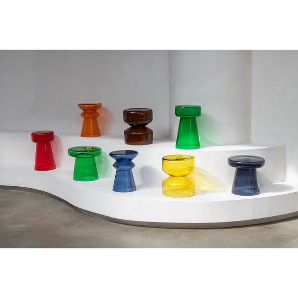 Stakleni okrugao pomoćni stol ø 32 cm Amarre  – Leitmotiv-image-1