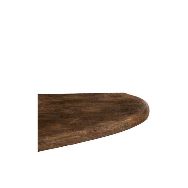 Polica od masivnog manga u tamnoj prirodnoj boji 49 cm Ginosu – Light & Living-image-2