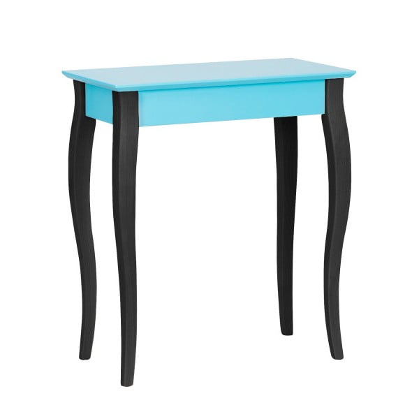 Tirkizni konzolni stol s crnim nogama Ragaba Lilo, širine 65 cm