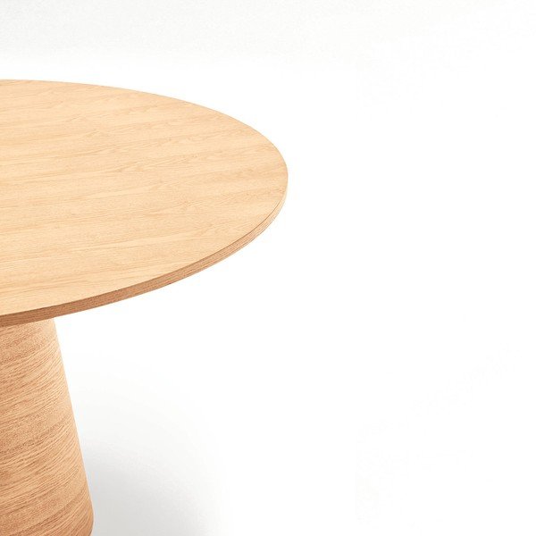 Okrugao blagovaonski stol u dekoru jasena ø 157 cm Cep – Teulat-image-4