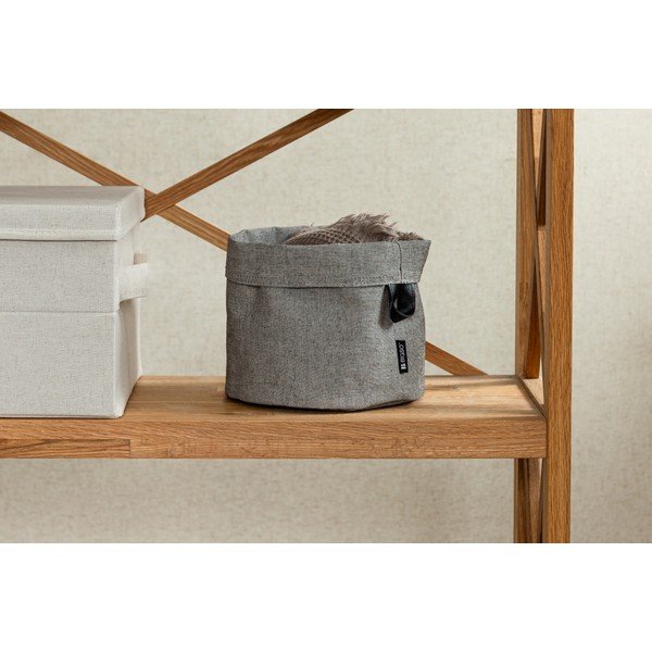 Tekstilna košara ø 20x20 cm Soft Storage Round – Bigso-image-2