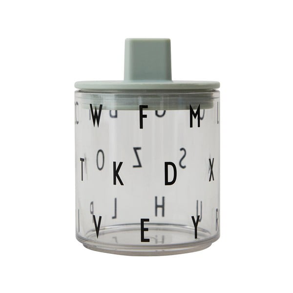Zeleni poklopac za dječju šalicu Design Letters, ø 7 cm-image-3