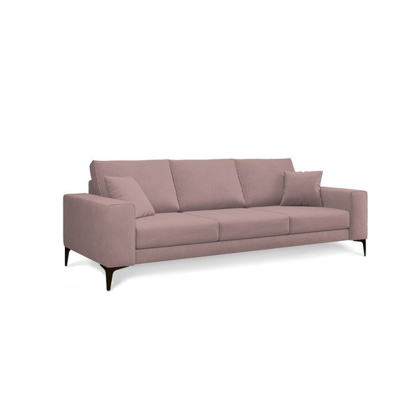 Puderasto roza kauč Cosmopolitan Design Lugano, 239 cm-image-1