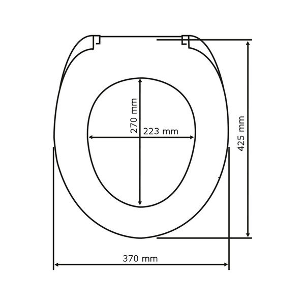 Sjedalo za toalet Wenko Wood, 42.5 x 37 cm-image-3