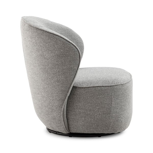 Svijetlo siva okretna fotelja Edna – MOME-image-2